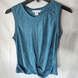 Athleta Teal Twist Front Tank Top XS